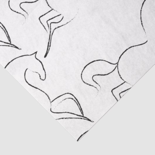 Wildes Pferd Thunder_Cove Seidenpapier (Ausschnitt)