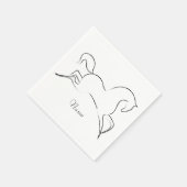 Wildes Pferd Thunder_Cove Serviette (Ecke)