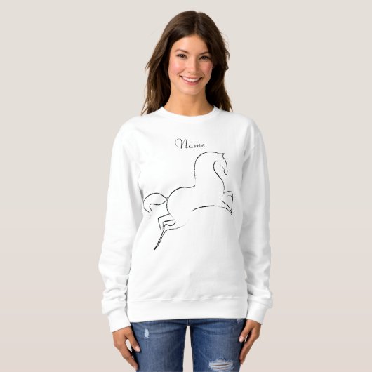 Wildes Pferd Thunder_Cove Sweatshirt (Vorne ganz)