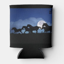 Wildes Pferd und Mond Gemütlicher Cup
