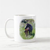 Wildes Pferd und Prarie Hund Kaffeetasse (Links)
