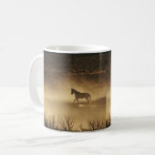 Wildes PferdeKeramik-Tasse Kaffeetasse (Vorderseite Links)