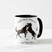 Wildes PferdeKrieger Tasse (VorderseiteRechts)