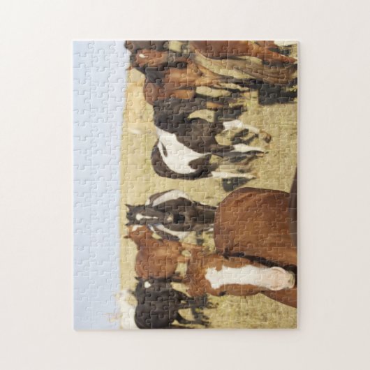 Wildes Pferdepuzzle Puzzle (Vertikal)