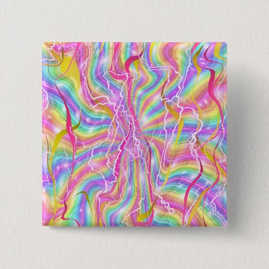 Wildes psychedelisches button (Vorderseite)