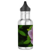 Wildes Rosa-Rose Edelstahlflasche (Links)