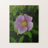 Wildes Rosa-Rose Puzzle (Vertikal)