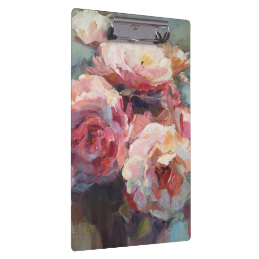 Wildes Rosa-Rosen Klemmbrett (Rechts)