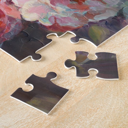 Wildes Rosa-Rosen Puzzle (Seite)