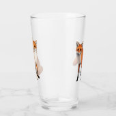 Wildes roter Fox-Trommel-Glas Glas (Rechts)