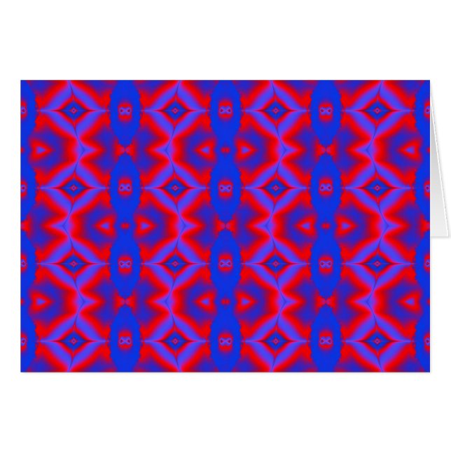 wildes rotes Blau (Vorderseite (Horizontal))