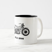 Wildes Schwein Zweifarbige Tasse (VorderseiteRechts)