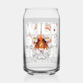 "Wildes Soul - Fierce Tiger Eyes Motivierend Art" Dosenglas (Vorderseite)