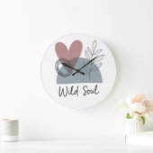 Wildes Soul Große Wanduhr (Zuhause)