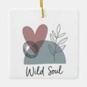 Wildes Soul Keramikornament (Vorderseite)