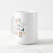 Wildes Soul Moderne Wildblumen Tasse (Vorderseite Links)