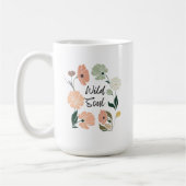 Wildes Soul Moderne Wildblumen Tasse (Links)