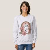 Wildes Soul Moderner Regenbogen Boho Floral Sweatshirt (Vorne ganz)