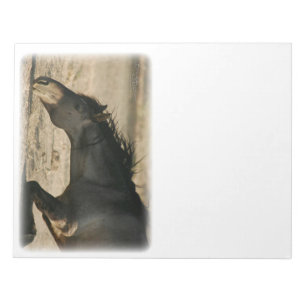 Wildes Stallions-Rollen Notizblock