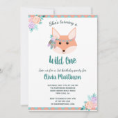 Wildes Stammes- Boho aztekisches Mädchen-1. Einladung (Vorderseite)