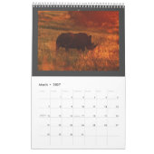 Wildes Tier Afrika 2013 PERSONIFIZIEREN Kalender (Mär 2027)