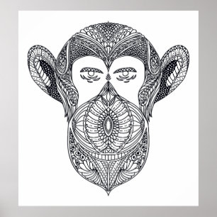 Wildes Tier des Waldgekritzels 2 Poster