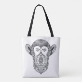 Wildes Tier des Waldgekritzels 2 Tasche (Rückseite)