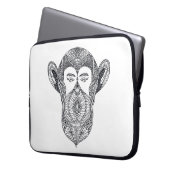 Wildes Tier des Waldgekritzels Laptopschutzhülle (Vorderseite Links)