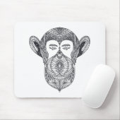 Wildes Tier des Waldgekritzels Mousepad (Mit Mouse)