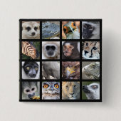 Wildes Tier-Gesichter -- Säugetiere, Reptilien, Button (Vorderseite)