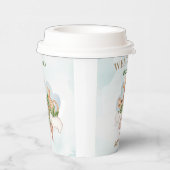 wildes Tier mit Jungle Tree Paper Cups Pappbecher (Rechts)