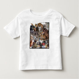 Wildes tierisches Shirt von Kindern personalisiere