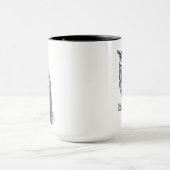 Wildes Totem-Tiereulen-Gekritzel Tasse (Zentrum)