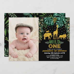 Wildes tropisches Dschungel-Safari-1. Einladung