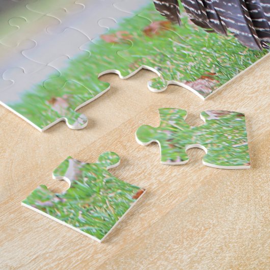 Wildes Truthahnporträt Puzzle (Seite)