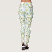 Wildes und freies Muster Leggings (Rückseite)