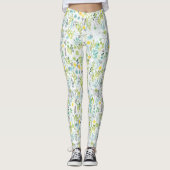 Wildes und freies Muster Leggings (Vorderseite)