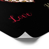 Wildes Valentinposter Poster (Ecke)