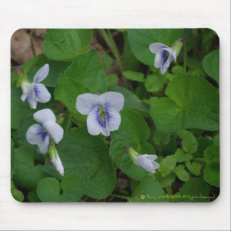 Wildes violettes Mousepad