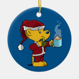 Wildes Weihnachtsfest Keramik Ornament
