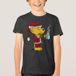 Wildes Weihnachtsfest Tri-Blend Shirt