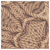 Wildes Westbrown-Seil-Kaleidoskop Stoff (Nahaufnahme)