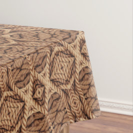 Wildes Westbrown-Seil-Kaleidoskop Tischdecke