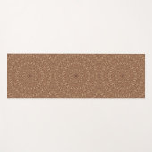 Wildes Westbrown-Seil-Kaleidoskop Yogamatte (Vorderseite (Horizontal))