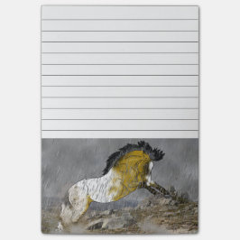 Wildes Wildlederappaloosa-Pferd Post-it Klebezettel