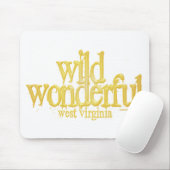 Wildes wunderbares Virginia-Westgelbes Mousepad (Mit Mouse)