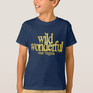 Wildes wunderbares Virginia-Westgelbes T-Shirt
