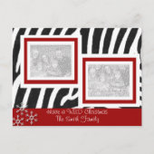 Wildes ZEBRA Weihnachten (Vorderseite)