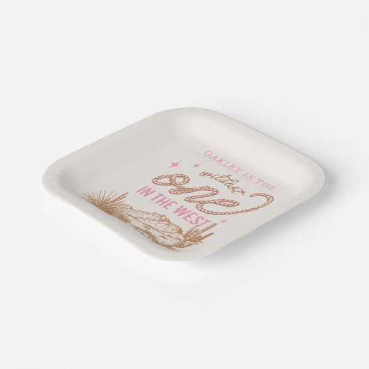 Wildest One im West-Party Teller (Gewinkelt)