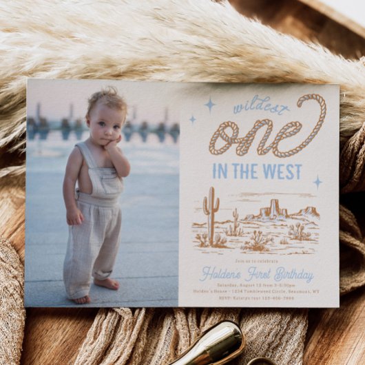 Wildest One im Westen Einladung